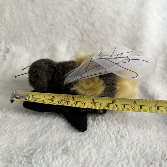 Folkmanis Yellow Honey Bee Hand Puppet Glove 6” Plush Stuffed Toy - Picture 7 of 8